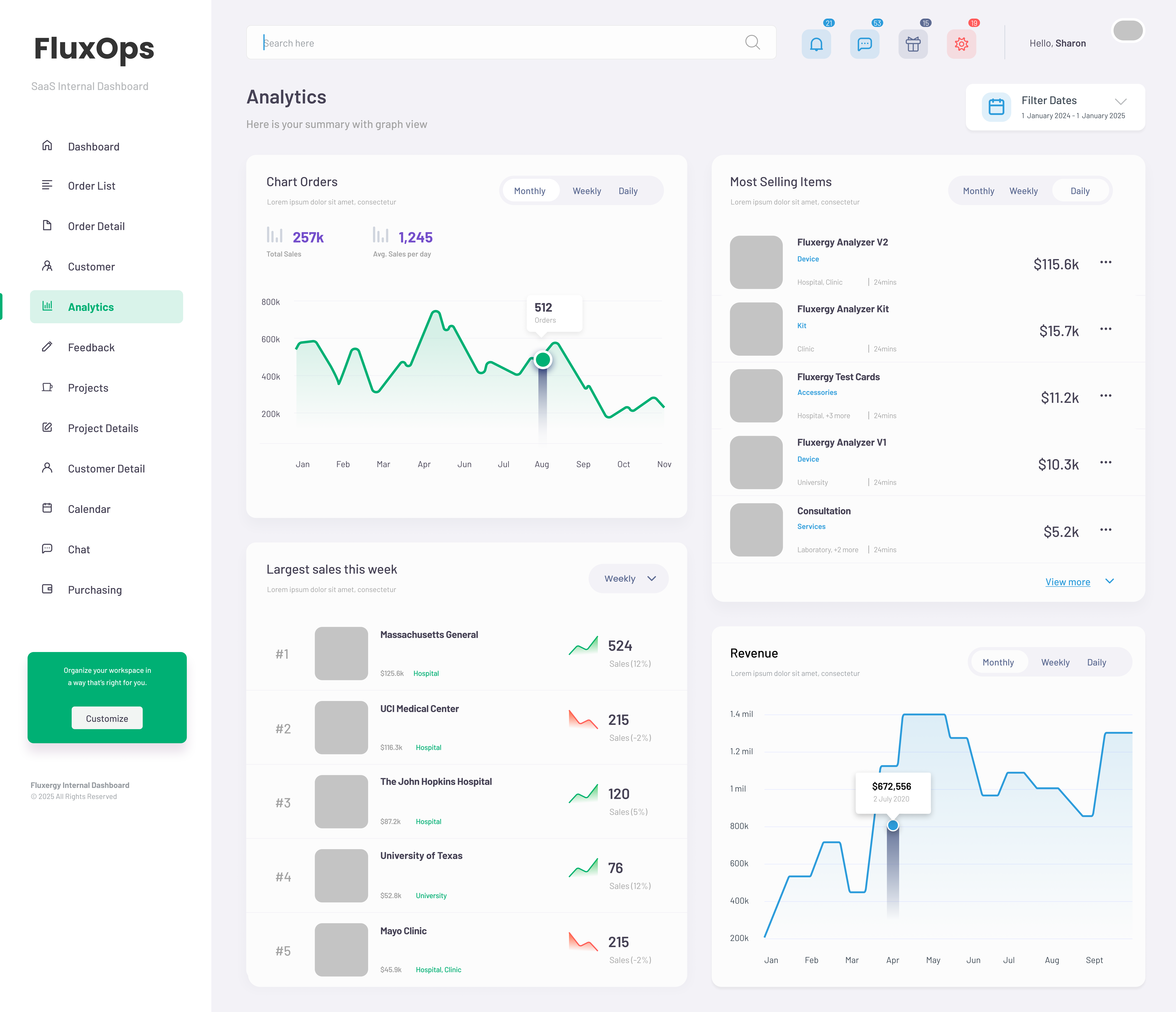 Analytics Dashboard
